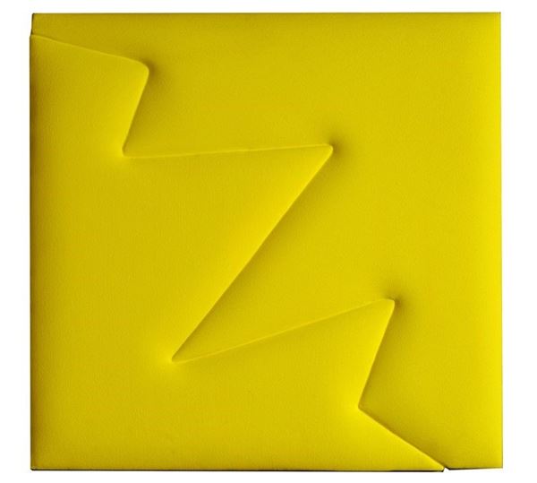 Samuele Ventanni : Introiezione gialla  - Olio su tela estroflessa - Auction Arte Moderna e Contemporanea - III - Galleria Pananti Casa d'Aste