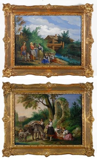 Coppia di Dipinti