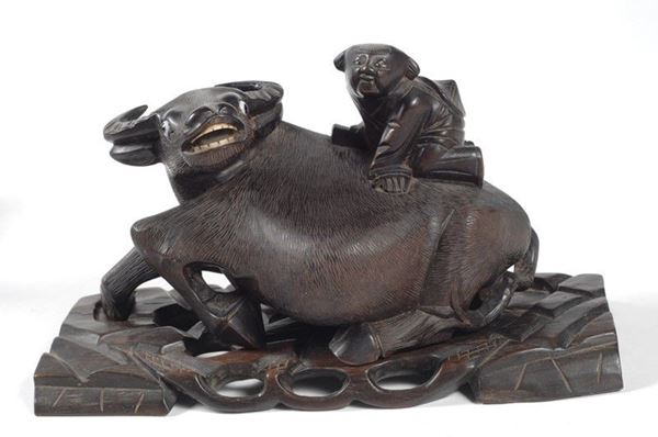 Bue e bambino  - Auction ARTE ORIENTALE - Galleria Pananti Casa d'Aste