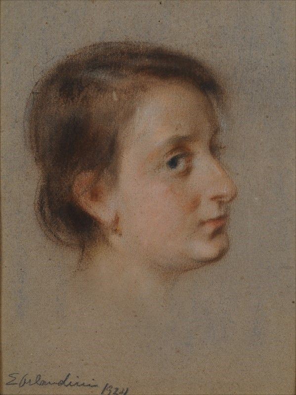Ernestina Schultze-Naumburg (Mack Orlandini) - Profilo di donna
