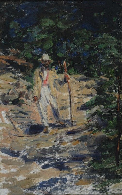 Ernestina Schultze-naumburg (mack Orlandini) - Ritratto di Alfredo Orlandini in Africa