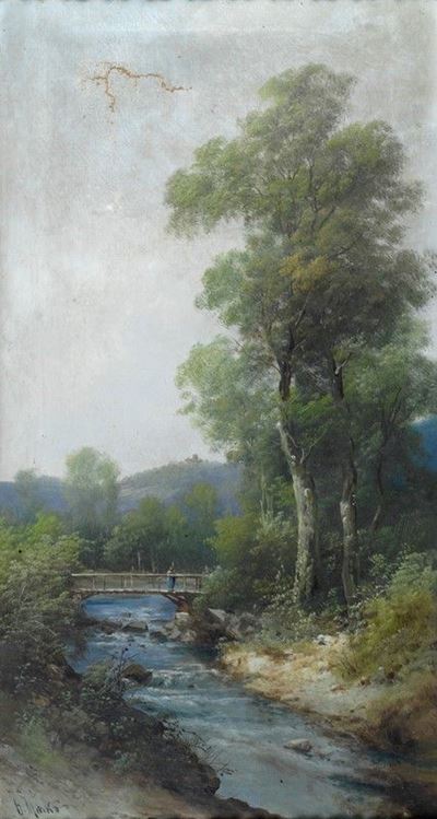 Paesaggio con Fiume e Ponte