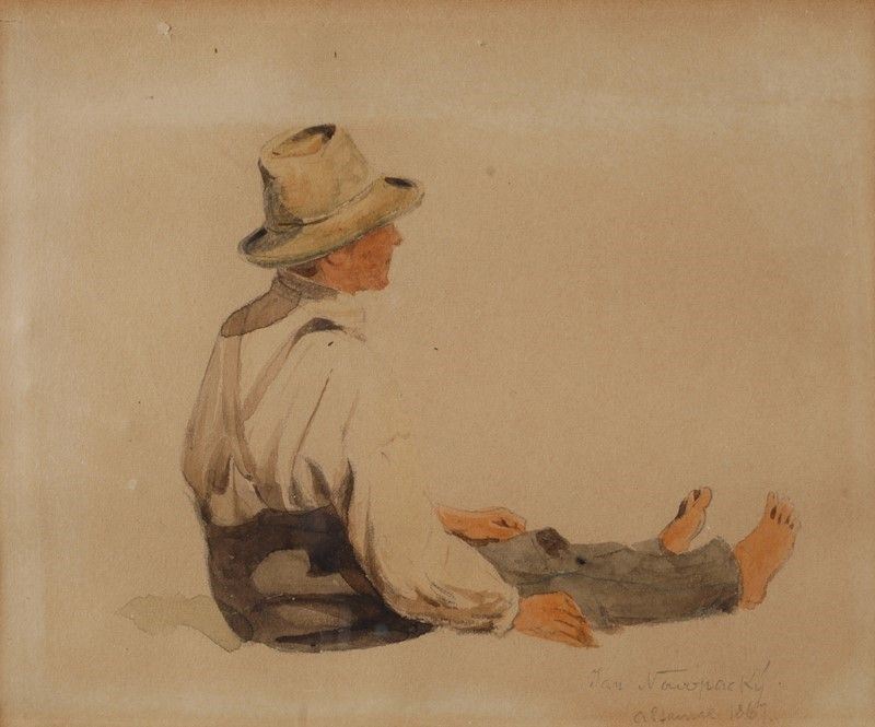 Jan Nowopacky - Figura Seduta
