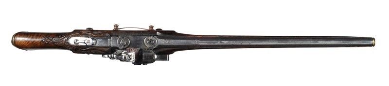 Pistola a Ripetizione a Pietra Focaia