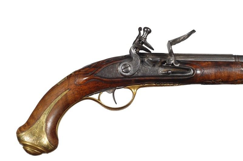 Coppia di Pistole a Pietra Focaia