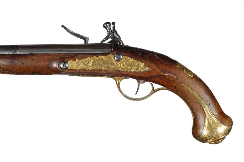 Coppia di Pistole a Pietra Focaia