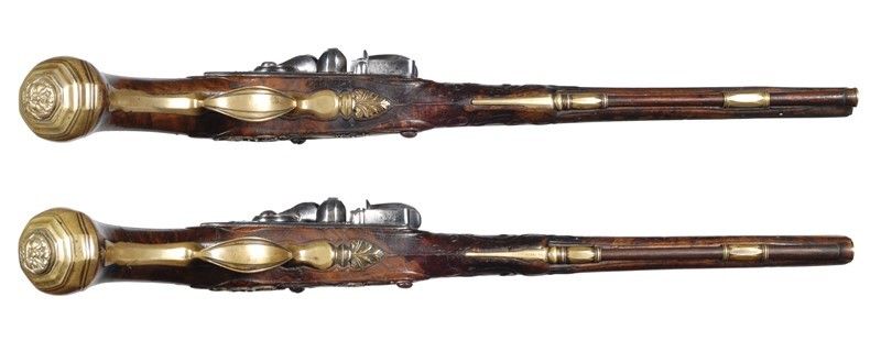 Coppia di Pistole a Pietra Focaia