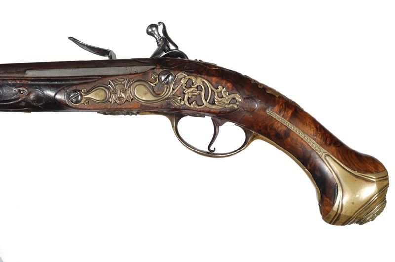 Coppia di Pistole a Pietra Focaia