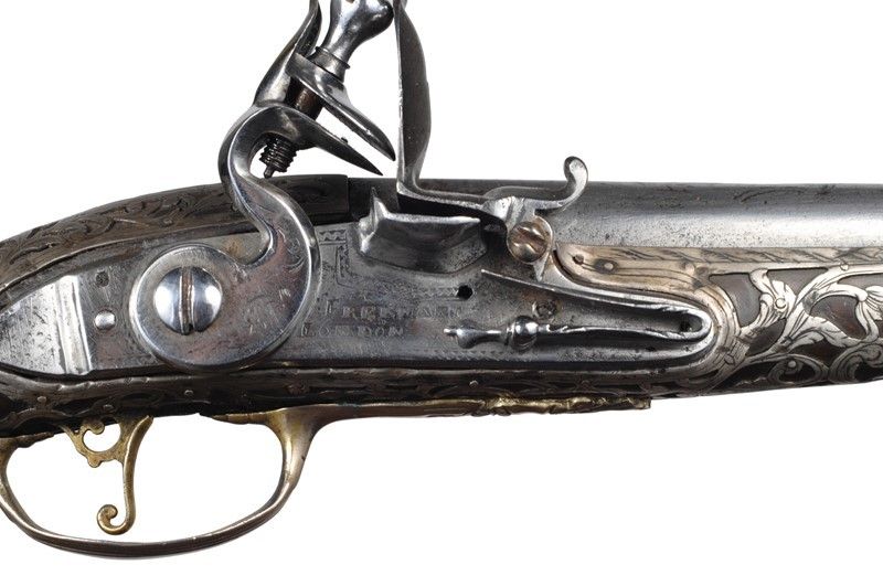 Coppia di Pistole a Pietra Focaia