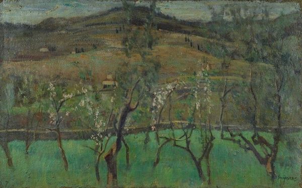 Christiaan Snijders : Paesaggio primaverile  - Olio su tela - Asta AUTORI DEL XIX E XX SEC - II - Galleria Pananti Casa d'Aste