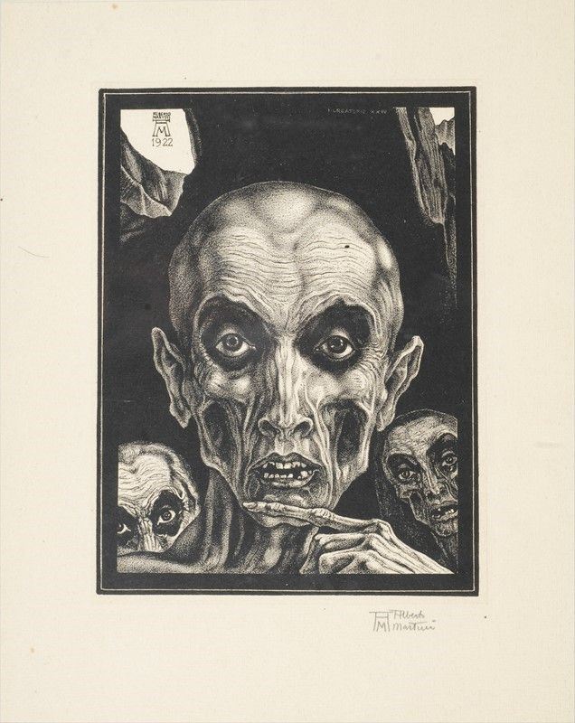 Alberto Martini - Forese - Purgatorio XXIV