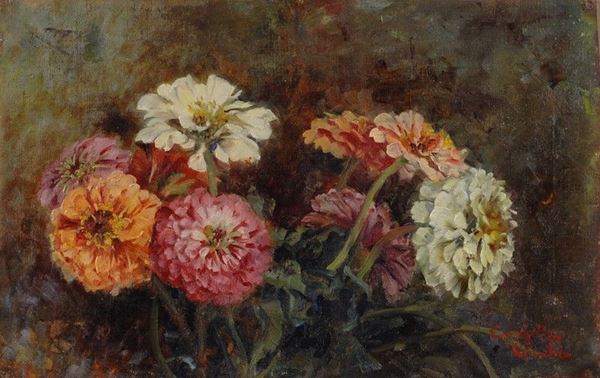 Enrichetta Chiostri : Fiori  - Auction Arte Moderna e Contemporanea - Galleria Pananti Casa d'Aste