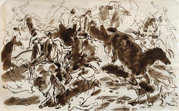 Felice Carena - Battaglia