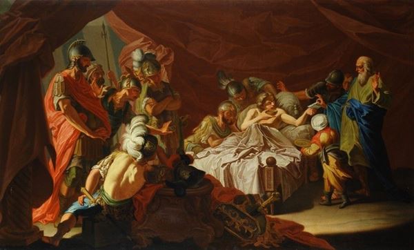 Corrado Giaquinto - Alessandro il Grande e il medio Filippo 