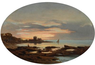 Pescatore sulla Scogliera