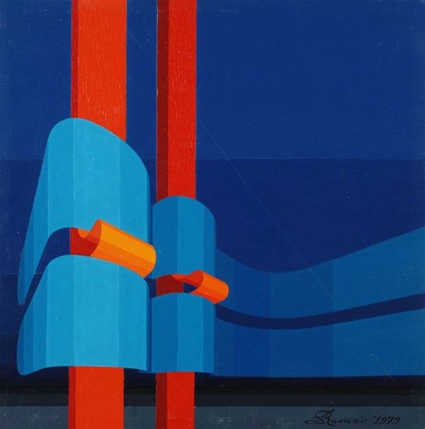 Luigi Ravasio : Contrasto  (1979)  - Auction AUTORI DEL XX SEC - Galleria Pananti Casa d'Aste