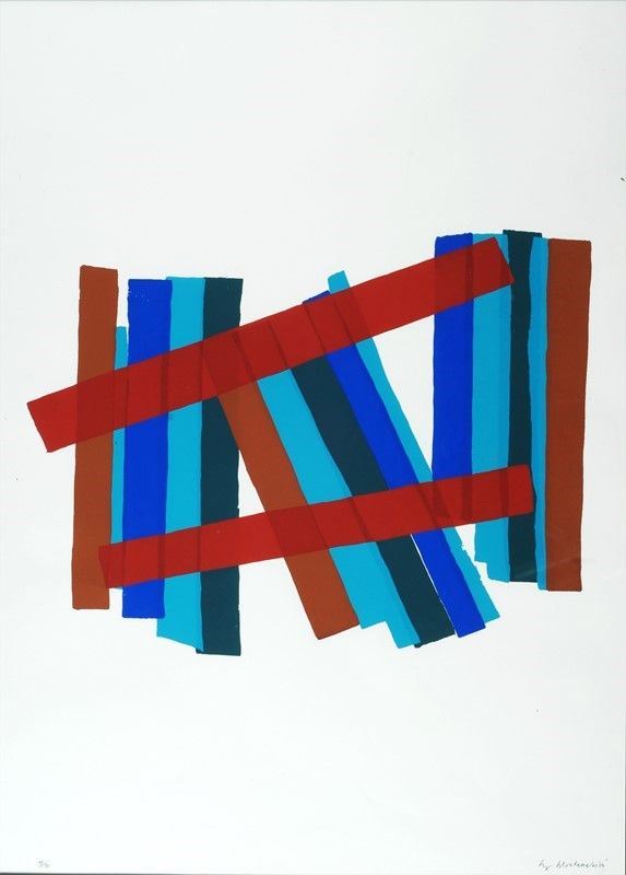 Luigi Montanarini : Senza titolo  - Serigrafia - Auction GRAFICA ED EDIZIONI - Galleria Pananti Casa d'Aste