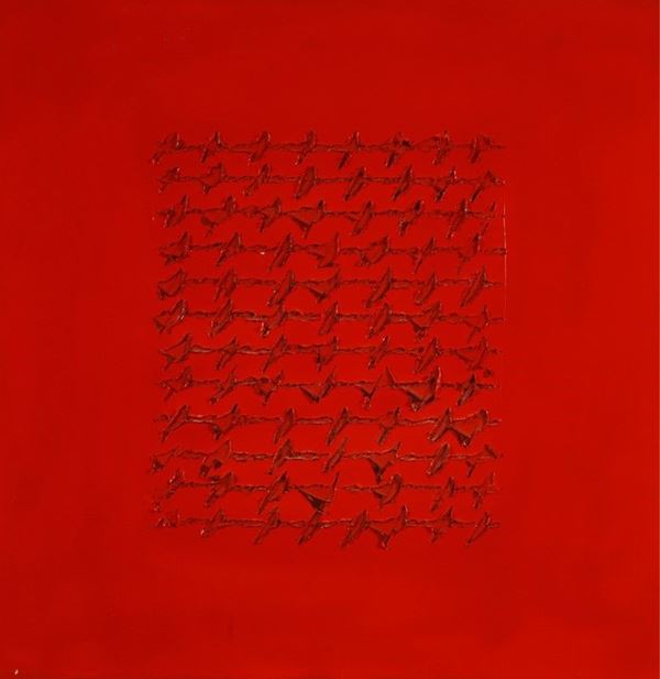 Alfredo Rapetti : Red  (2010)  - Acrilico su tela - Auction Arte Moderna e Contemporanea - III - Galleria Pananti Casa d'Aste