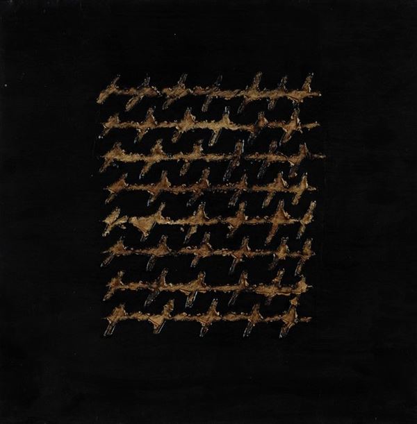 Alfredo Rapetti : Scrittura notturna  (2010)  - Acrilico su tela - Auction Arte Moderna e Contemporanea - III - Galleria Pananti Casa d'Aste
