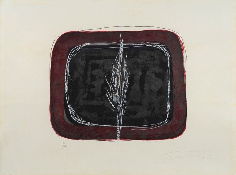 Lucio Fontana - Senza Titolo