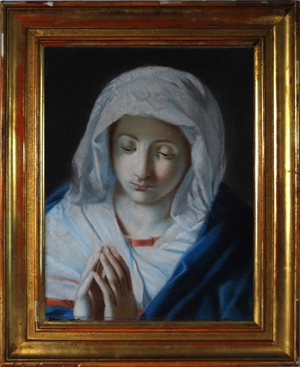Anonimo, XIX sec. - Madonna in preghiera