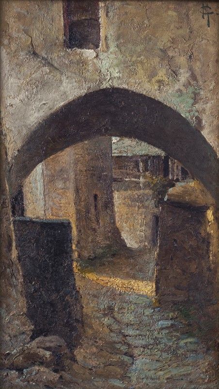 Camillo Merlo - Vicolo con arco