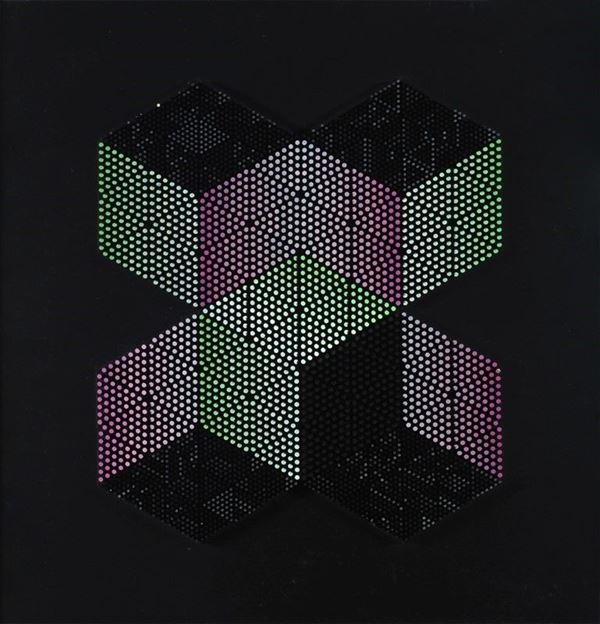 Franco Costalonga : MoKubi  (1994)  - Smalti e assemblaggio polimaterico su masonite - Asta Arte Moderna e Contemporanea - III - Galleria Pananti Casa d'Aste