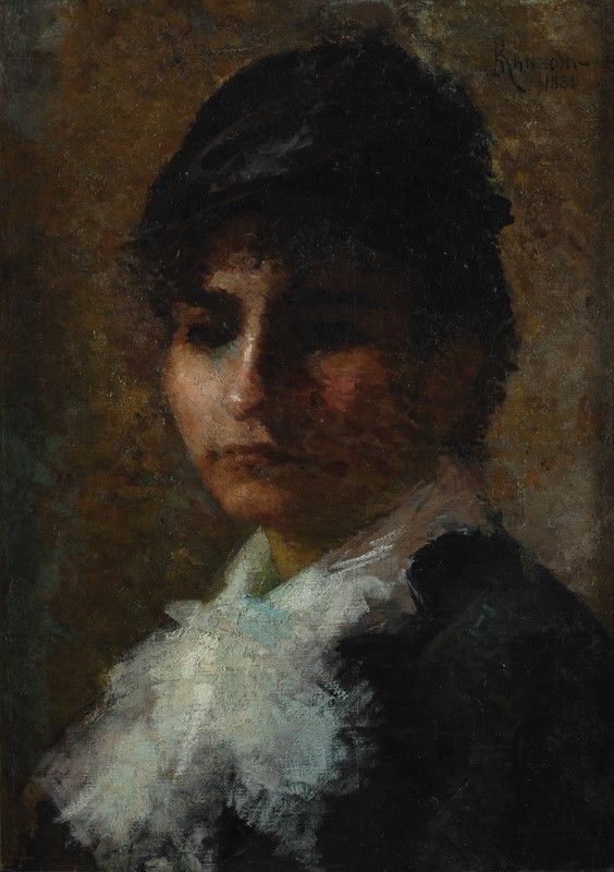 Daniele Ranzoni - Ritratto di donna