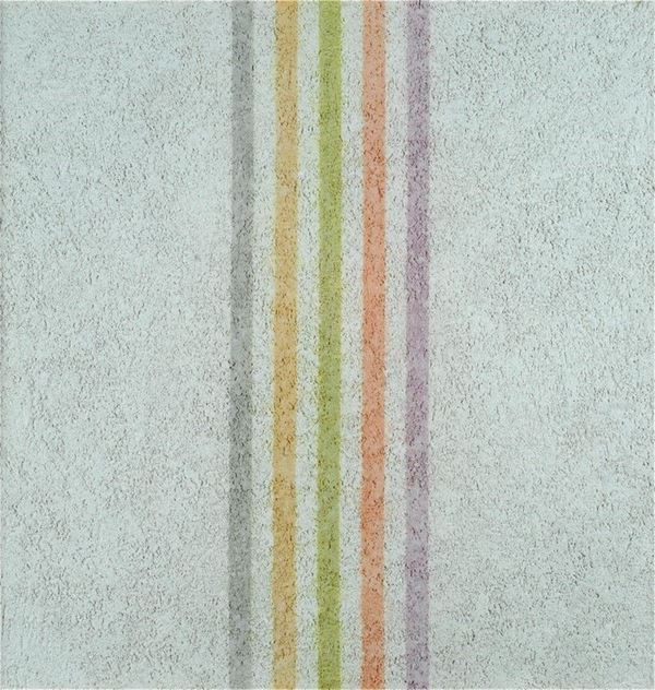 Elio Marchegiani : Grammature di colore  (1973)  - Pigmenti su intonaco - Asta Arte Moderna e Contemporanea - III - Galleria Pananti Casa d'Aste