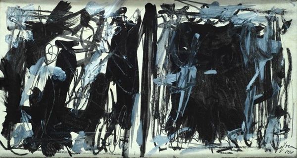 Emilio Vedova : Immagine del tempo  (1950)  - Auction Arte Moderna e Contemporanea - III - Galleria Pananti Casa d'Aste