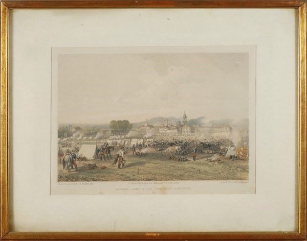 Stampa colorata                                                                                       (Italia, 1860 ca.                                  )  - Asta ARMI ANTICHE, MILITARIA, LIBRI - Galleria Pananti Casa d'Aste