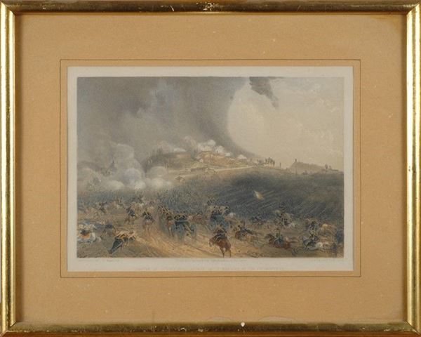 Stampa colorata                                                                                       - Auction ARMI ANTICHE, MILITARIA, LIBRI - Galleria Pananti Casa d'Aste