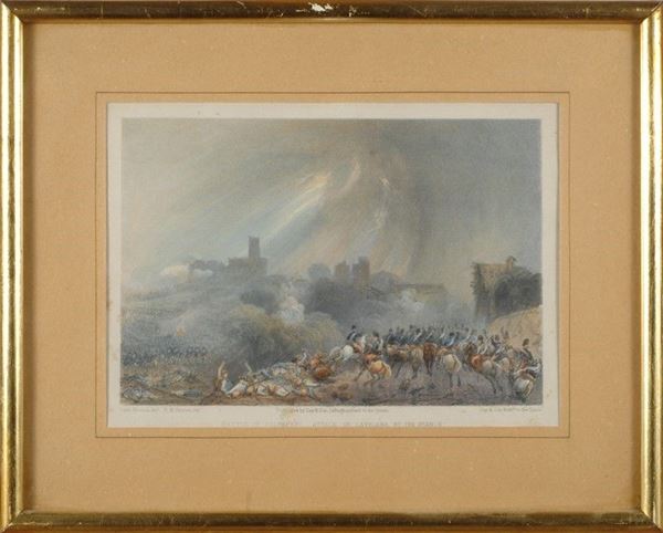 Stampa colorata                                                                                       (Italia, 1860 ca.                                  )  - Asta ARMI ANTICHE, MILITARIA, LIBRI - Galleria Pananti Casa d'Aste