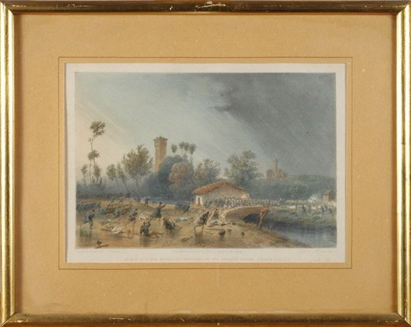 Stampa colorata                                                                                       (Italia, 1860 ca.                                  )  - Auction Armi antiche e Militaria - Galleria Pananti Casa d'Aste