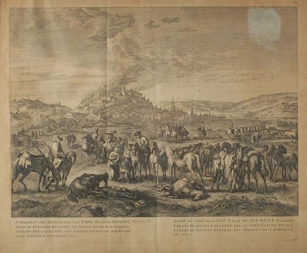 Stampa in bianco e nero                                                                               (Italia, 1691                                      )  - Auction Armi antiche e Militaria - Galleria Pananti Casa d'Aste