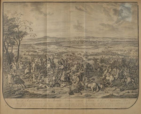 Stampa in bianco e nero                                                                               (Italia, 1706                                      )  - Auction Armi antiche e Militaria - Galleria Pananti Casa d'Aste