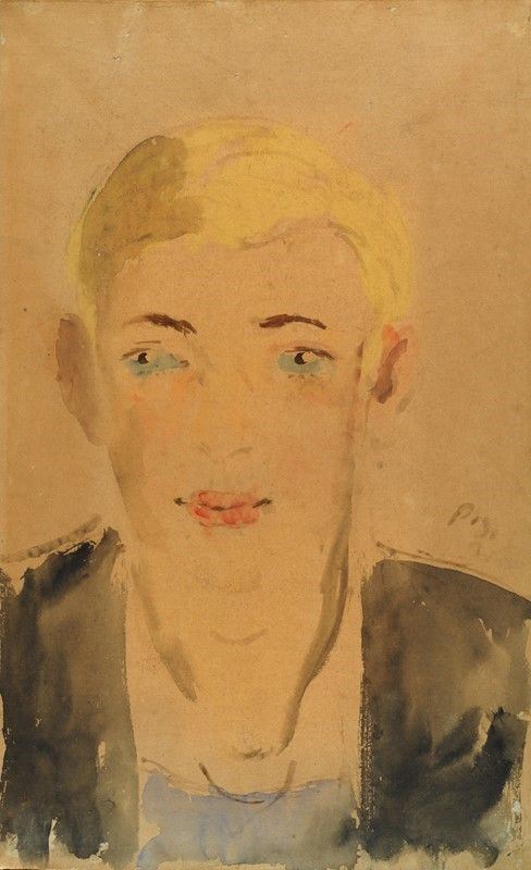 Filippo de Pisis - Volto di ragazzo