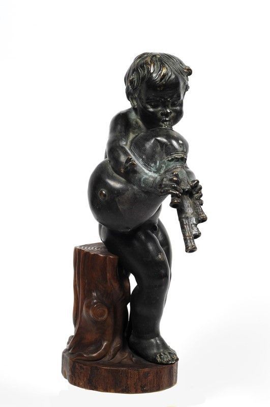 Putto in bronzo