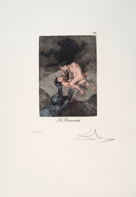 Salvador Dalì - Le Caprices De Goya, la Cenicienta