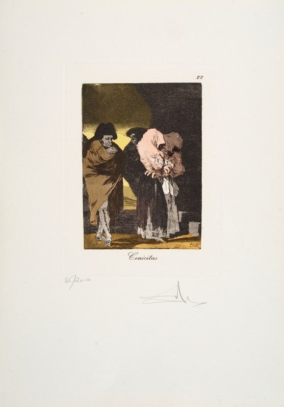 Salvador Dalì - Le Caprices De Goya, Cenicitas
