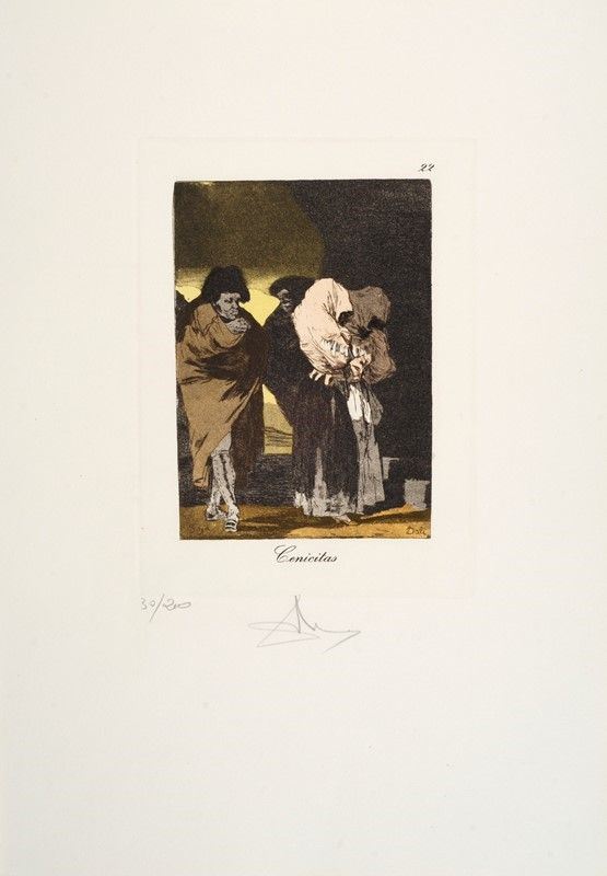 Salvador Dalì - Le Caprices De Goya, Cenicitas
