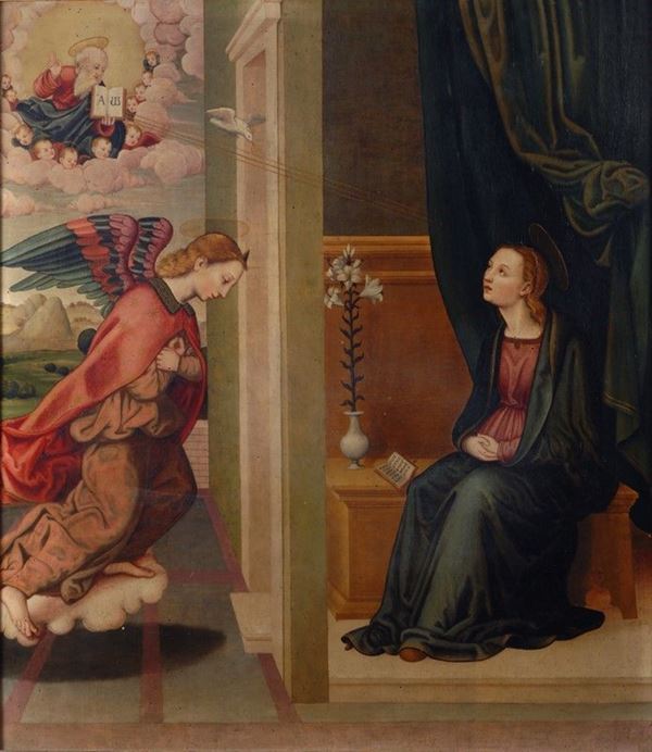 Scuola Toscana, XVI sec. - Annunciazione