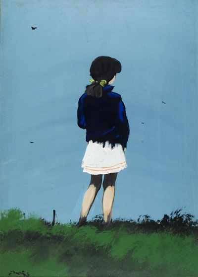 Ragazza in un Campo