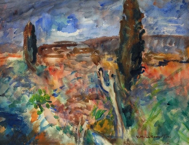 Vittorio Nomellini - Paesaggio