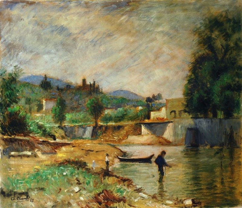 Oreste Zuccoli - L'arno al Girone