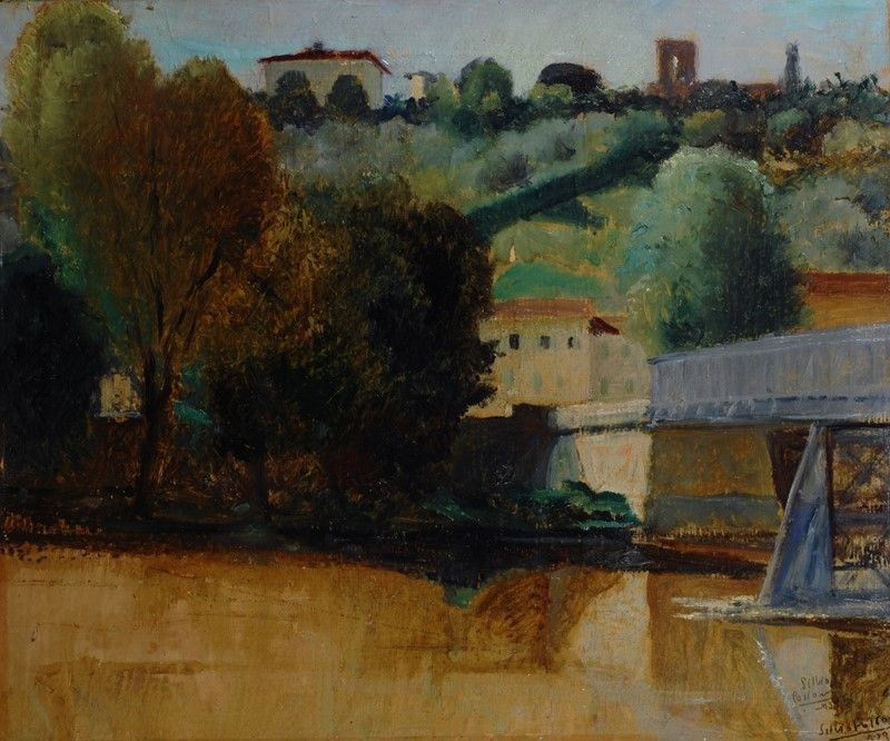 Silvio Polloni - Il Ponte di Ferro a San Nicolò