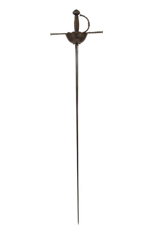 A cup hilt sword