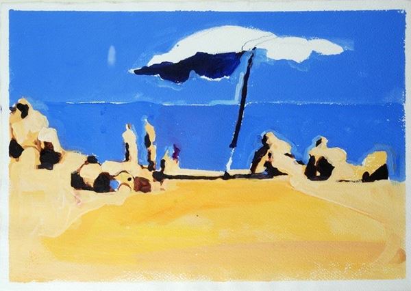 Alessandra Giovannoni : Pomeriggio al mare  (2002)  - Auction Arte Moderna e Contemporanea - III - Galleria Pananti Casa d'Aste