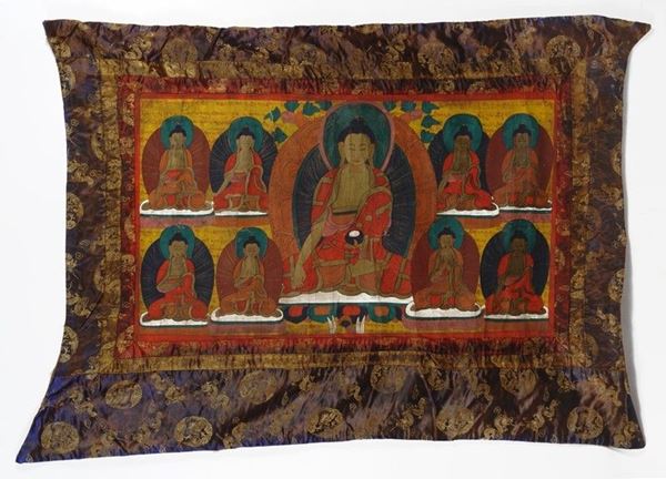 Tanka tibetano  - Asta Orologi, Antiquariato - I - Galleria Pananti Casa d'Aste