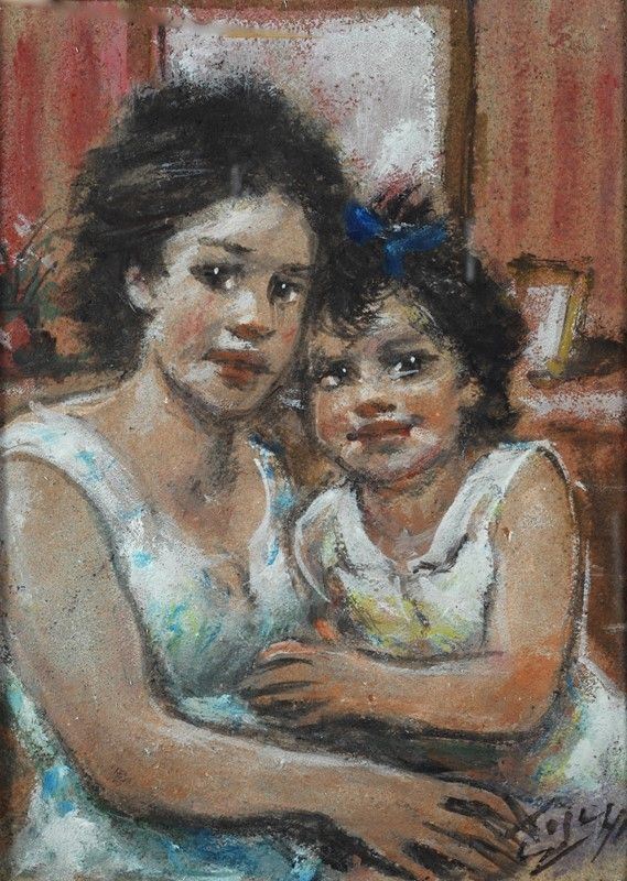 Ermanno Toschi - Madre e figlia